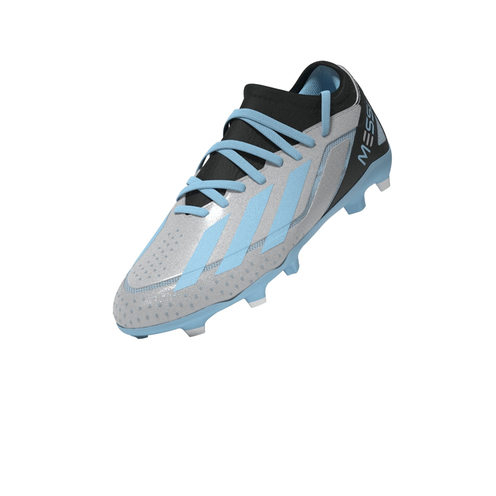 Botas de fútbol para terreno firme adidas X Crazyfast Messi.3 FG para niños