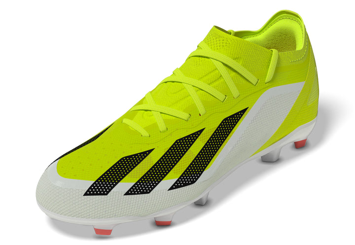 Botas de fútbol para terreno firme adidas X Crazyfast Elite FG para niños