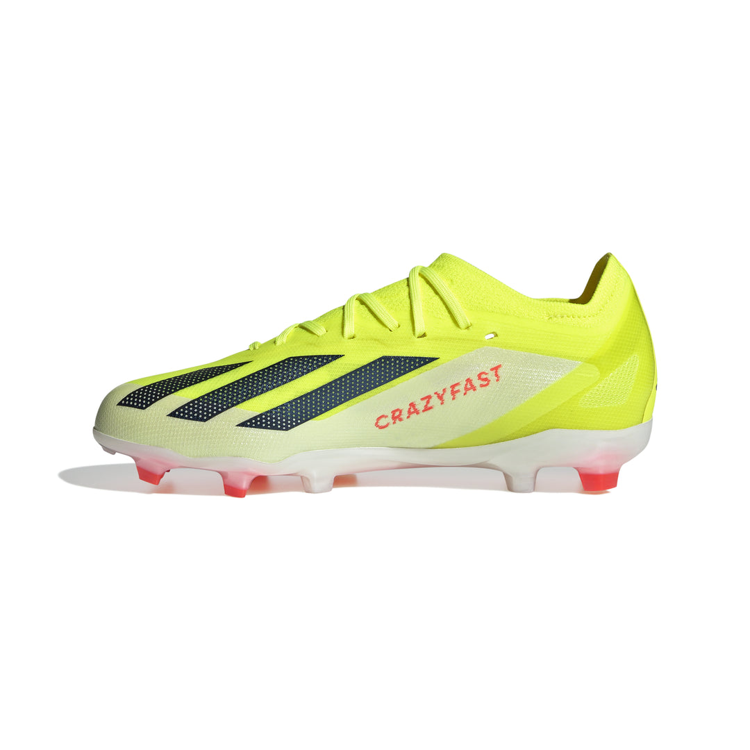 Botas de fútbol para terreno firme adidas X Crazyfast Elite FG para niños