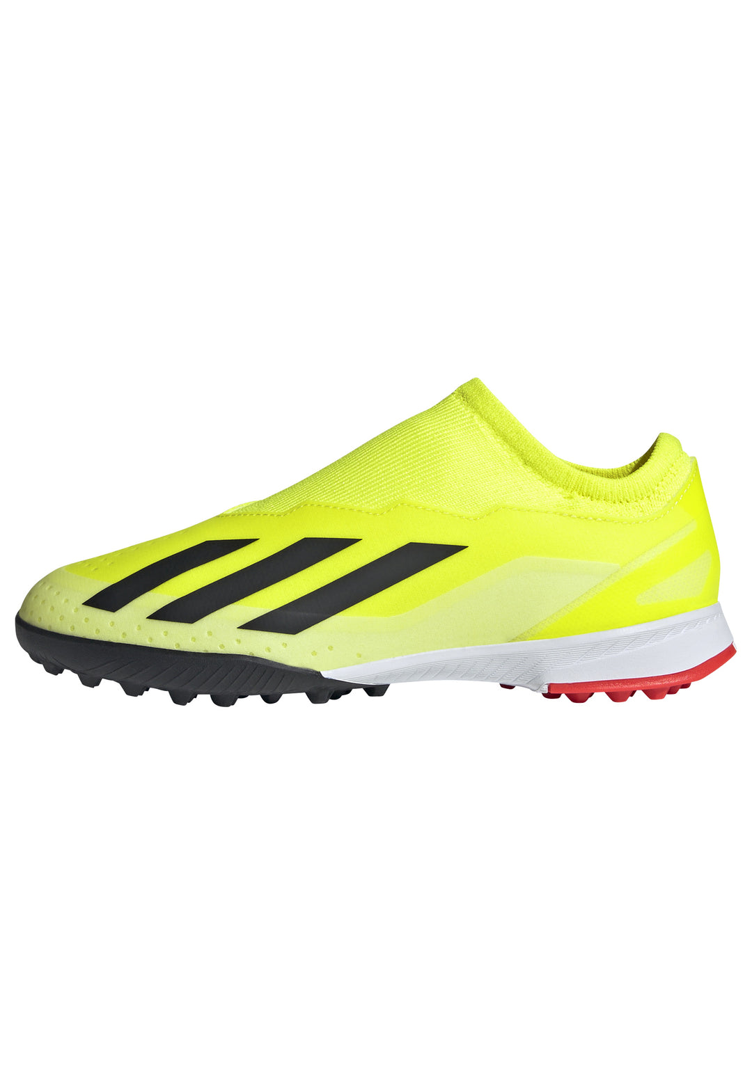 Zapatos de césped para niños adidas X Crazyfast League Laceless TF