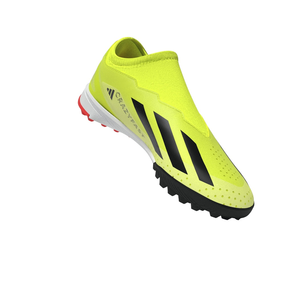 Zapatos de césped para niños adidas X Crazyfast League Laceless TF