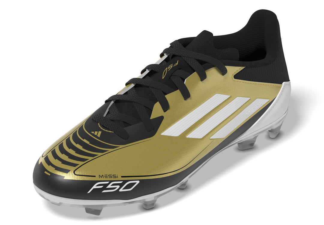 Botas de fútbol para terreno firme adidas F50 League FG/MG Messi Junior