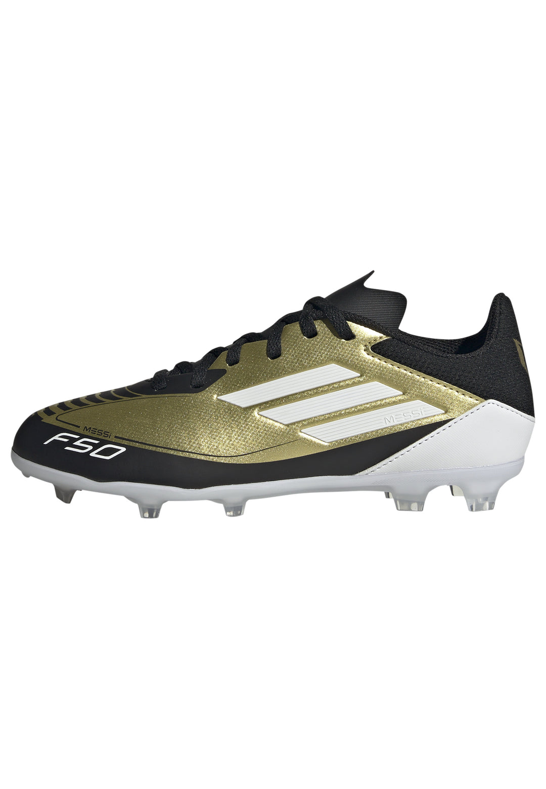 Botas de fútbol para terreno firme adidas F50 League FG/MG Messi Junior