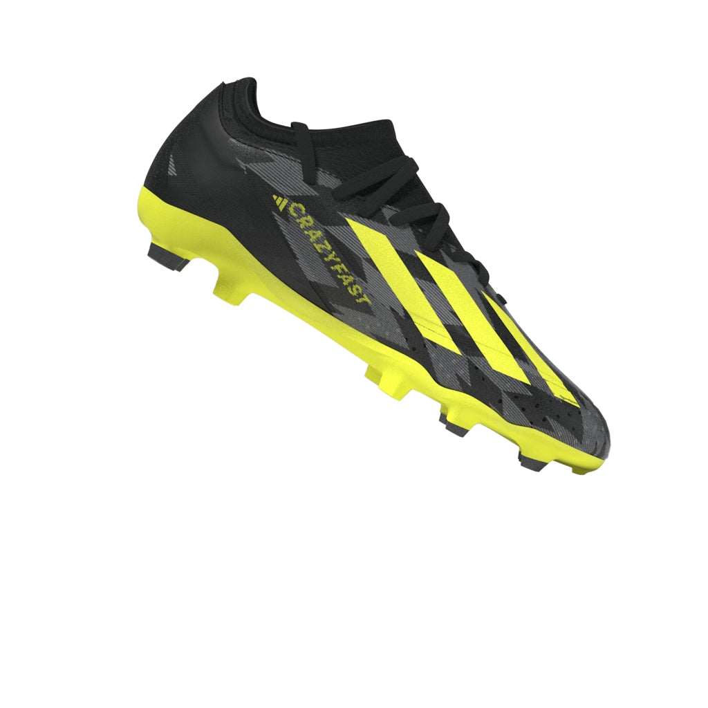 Botas de fútbol para terreno firme adidas X Crazyfast INJ.3 FG para niños