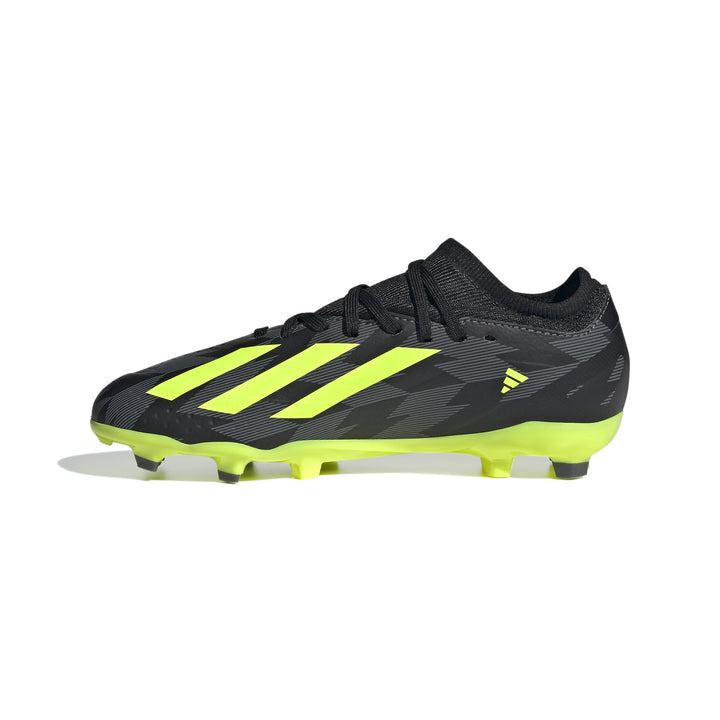 Botas de fútbol para terreno firme adidas X Crazyfast INJ.3 FG para niños