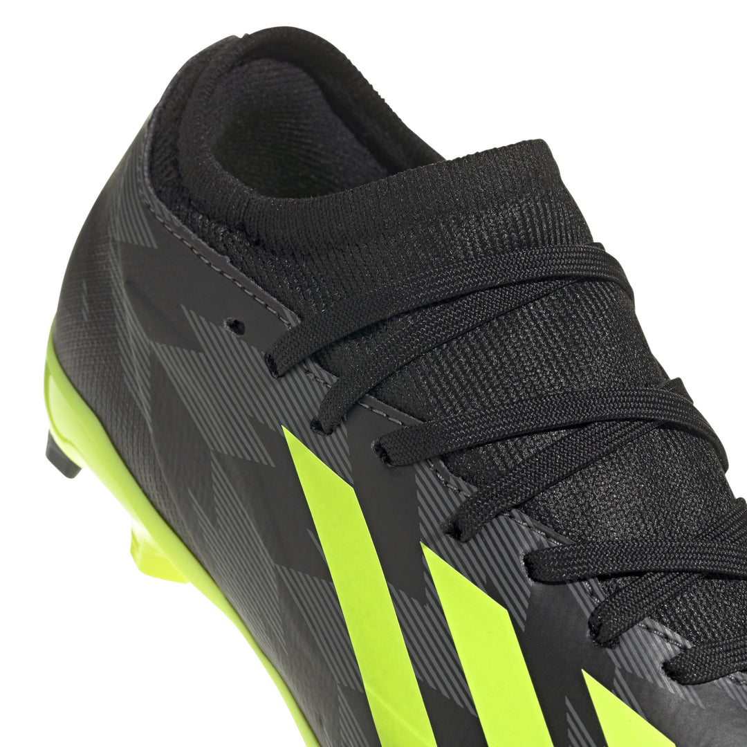 Botas de fútbol para terreno firme adidas X Crazyfast INJ.3 FG para niños