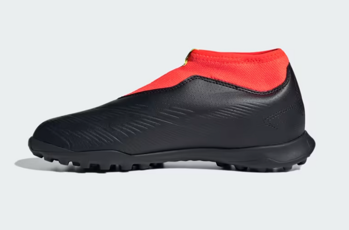 Zapatos de césped para niños adidas Predator League Laceless TF