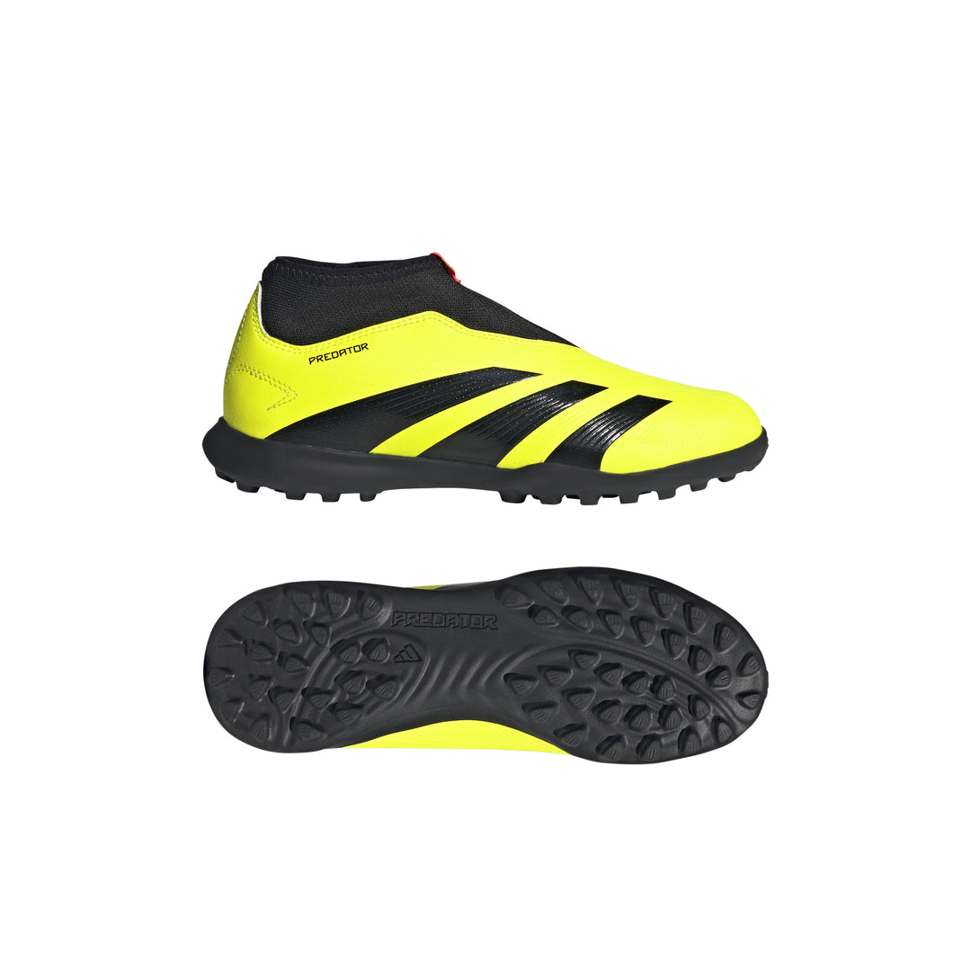 Zapatos de césped para niños adidas Predator League Laceless TF