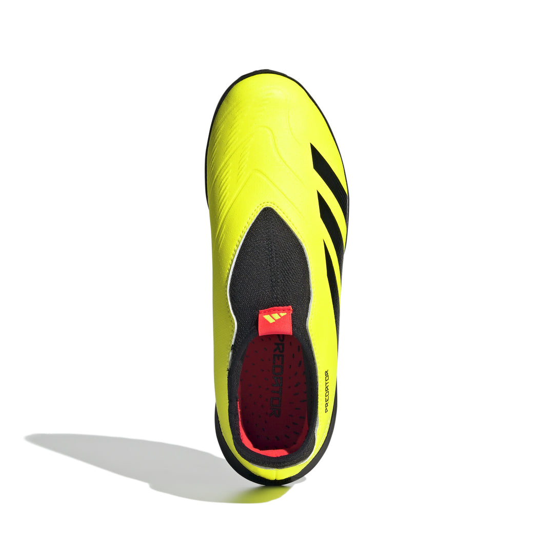 Zapatos de césped para niños adidas Predator League Laceless TF