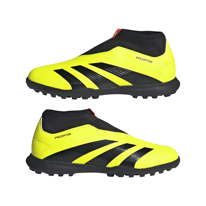 Zapatos de césped para niños adidas Predator League Laceless TF