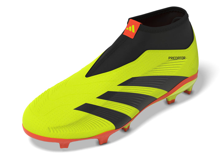 Botas de fútbol para terreno firme adidas Predator League Laceless FG para niños