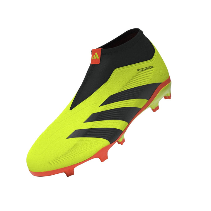 Botas de fútbol para terreno firme adidas Predator League Laceless FG para niños