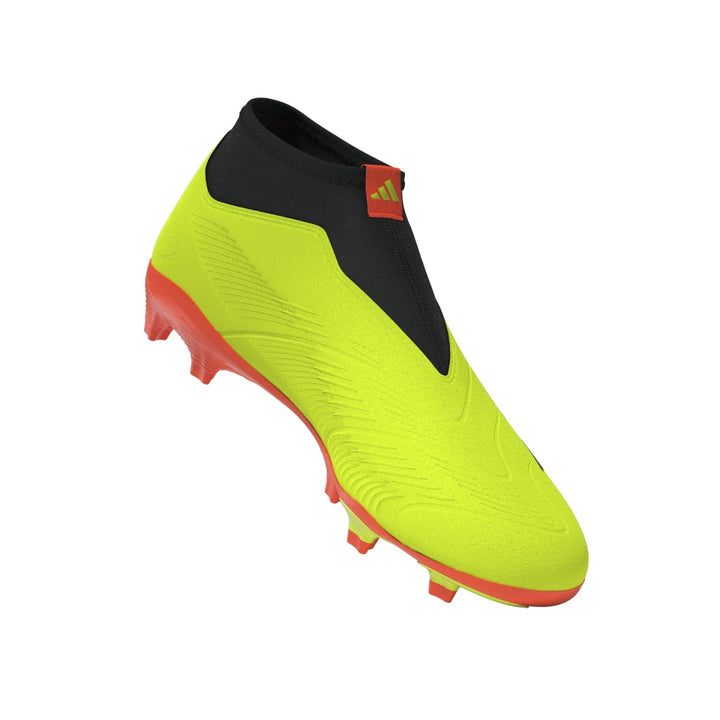 Botas de fútbol para terreno firme adidas Predator League Laceless FG para niños