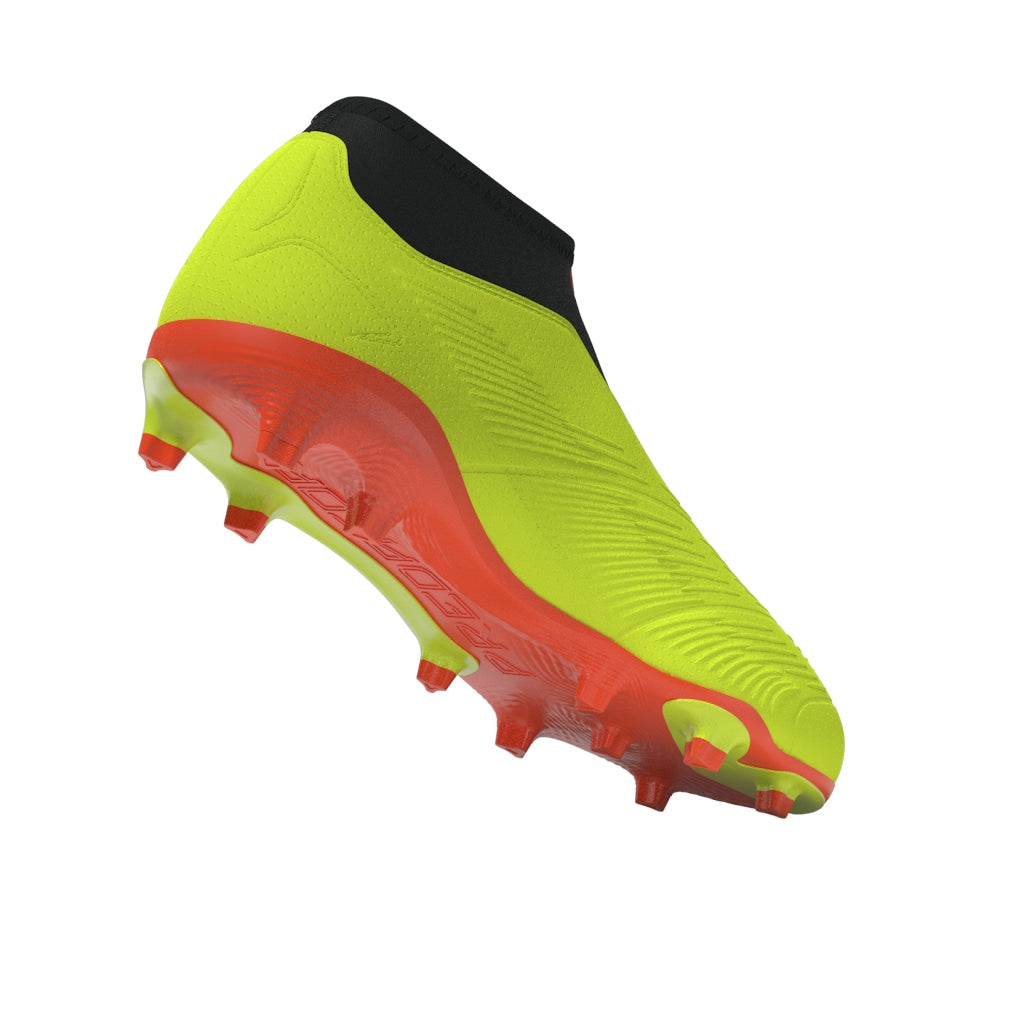 Botas de fútbol para terreno firme adidas Predator League Laceless FG para niños