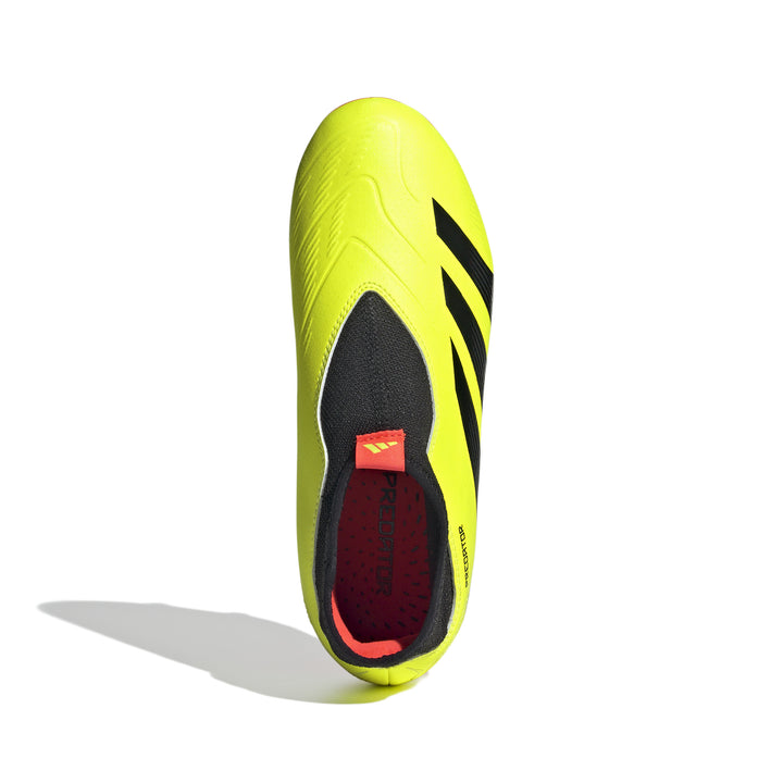 Botas de fútbol para terreno firme adidas Predator League Laceless FG para niños