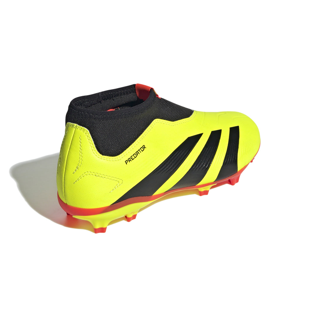 Botas de fútbol para terreno firme adidas Predator League Laceless FG para niños