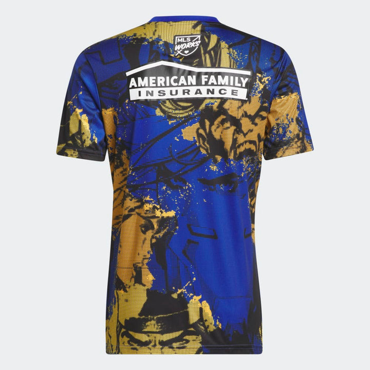 Camiseta adidas Marvel MLS Aeroready pre-partido KCC