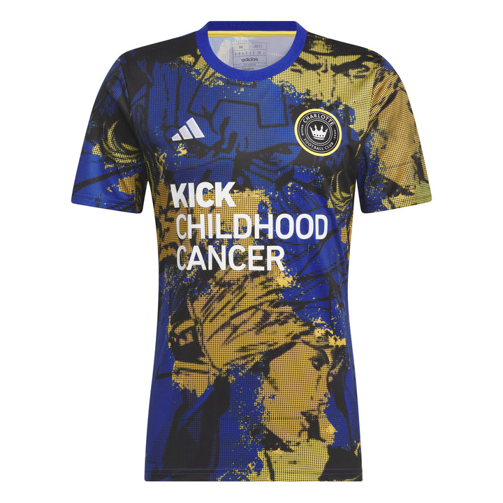 Camiseta adidas MLS Charlotte FC Kick contra el cáncer infantil 