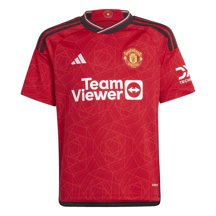 Camiseta adidas de local del Manchester United para niños 23