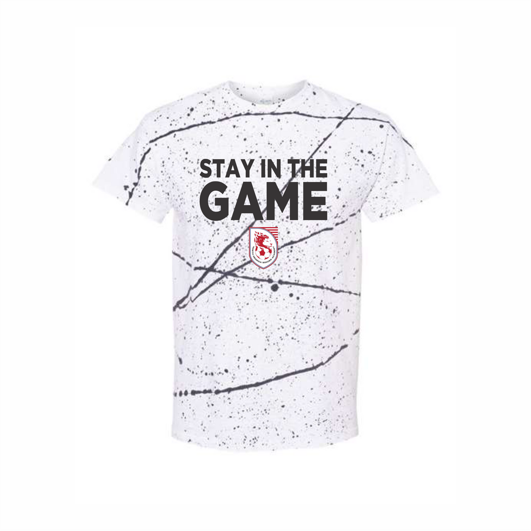 NGSA A Splatter Tee White/Black