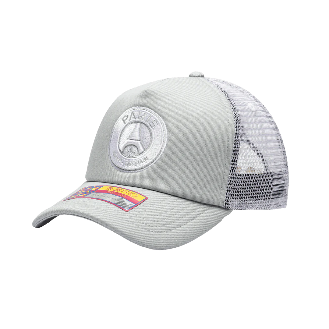 Fan Ink Paris Saint-Germain Fog Trucker Hat Grey