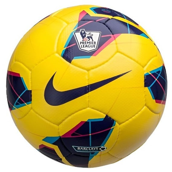 Nike Maxim Premier League HI-VIS Soccer Ball Yellow/Purple