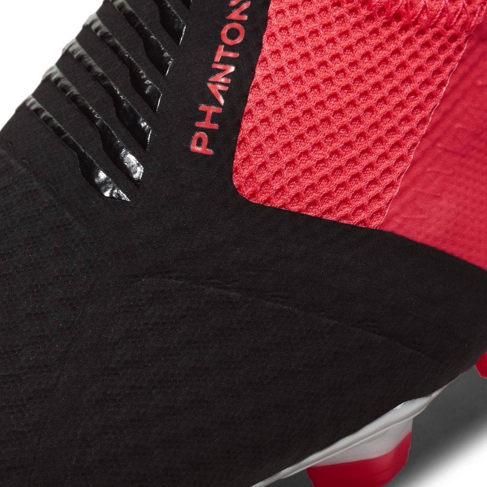 Botas de fútbol Nike Phantom Venom Academy FG Crimson/Plata/Negro