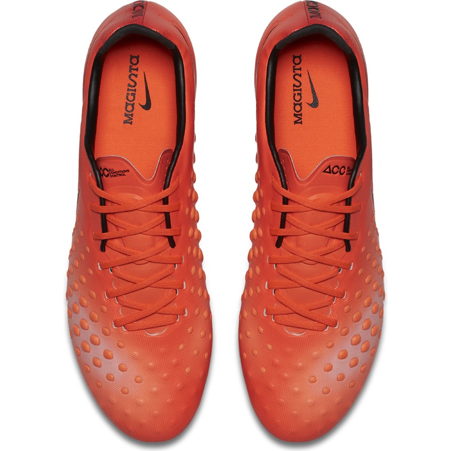 Botas de fútbol para terreno firme Nike Magista Opus II FG Total Crimson/Negro/Rojo