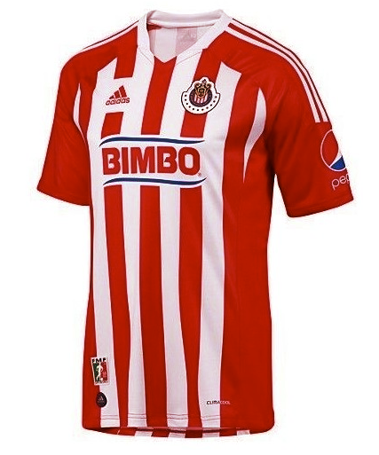 Camiseta adidas Chivas Local 2011-12 Rojo/Blanco