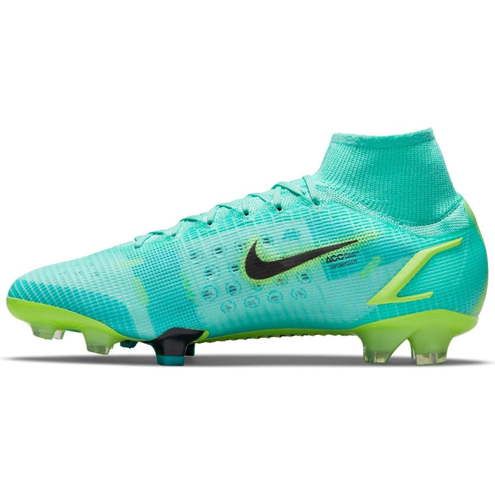 Nike Superfly 8 Elite FG Firm Ground football Boots Dynamic Turq/Lime