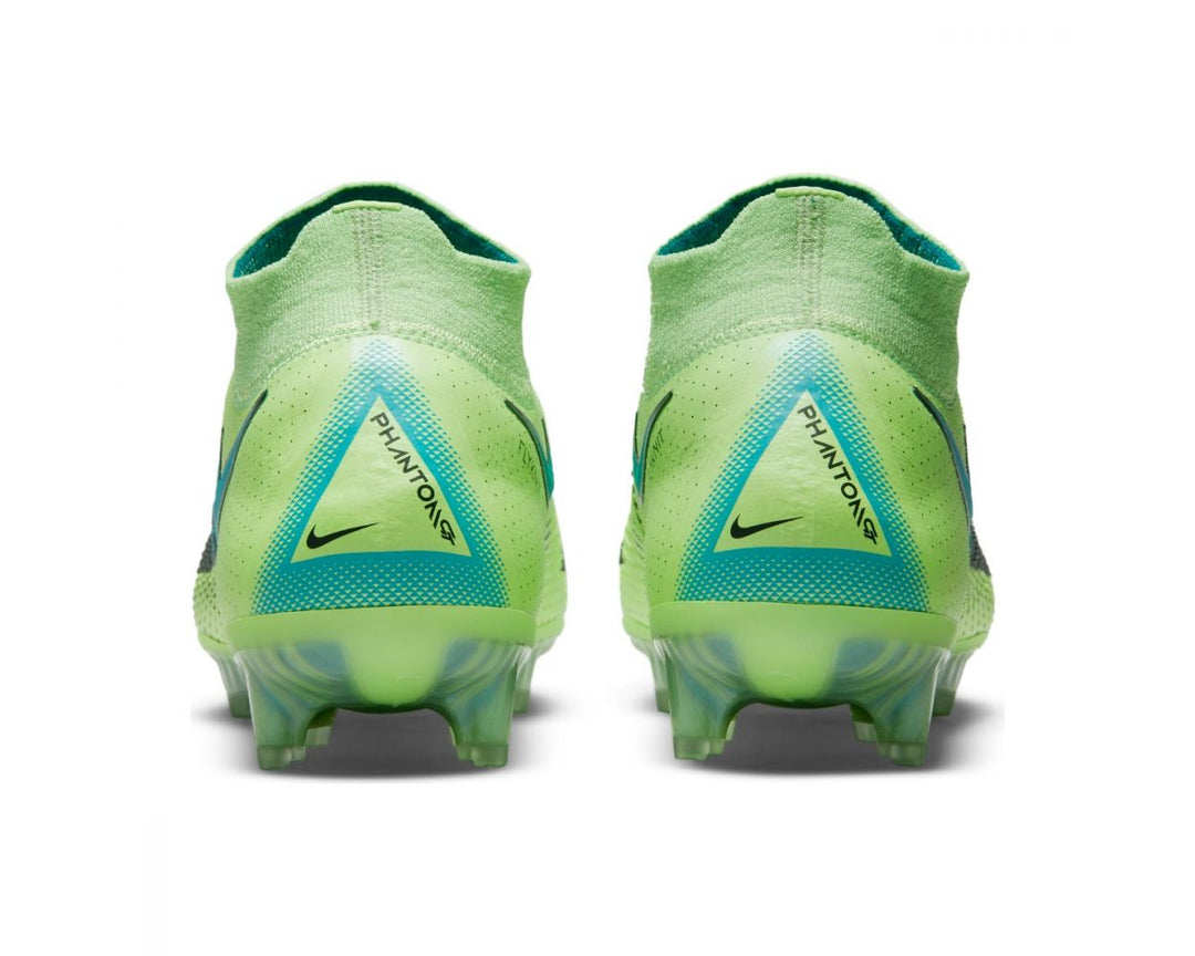 Nike Phantom GT Elite DF FG Firm Ground Football Boots Lime Glow/Aquamarine