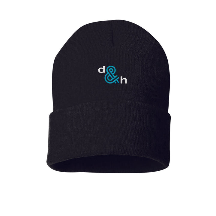 Gorro liso con puños de D&amp;H