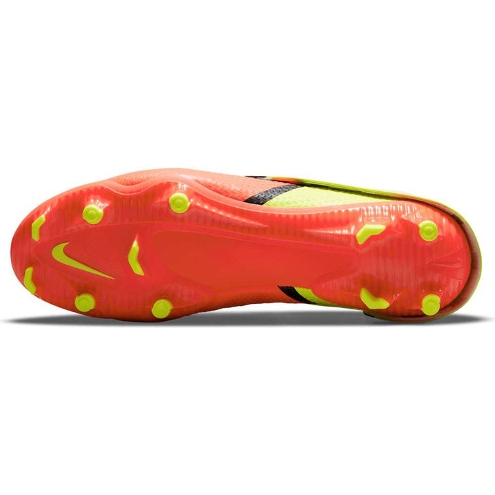 Nike Phantom GT2 Academy Flyease FG Firm Ground Football Boots White/Volt/Bright Crimson