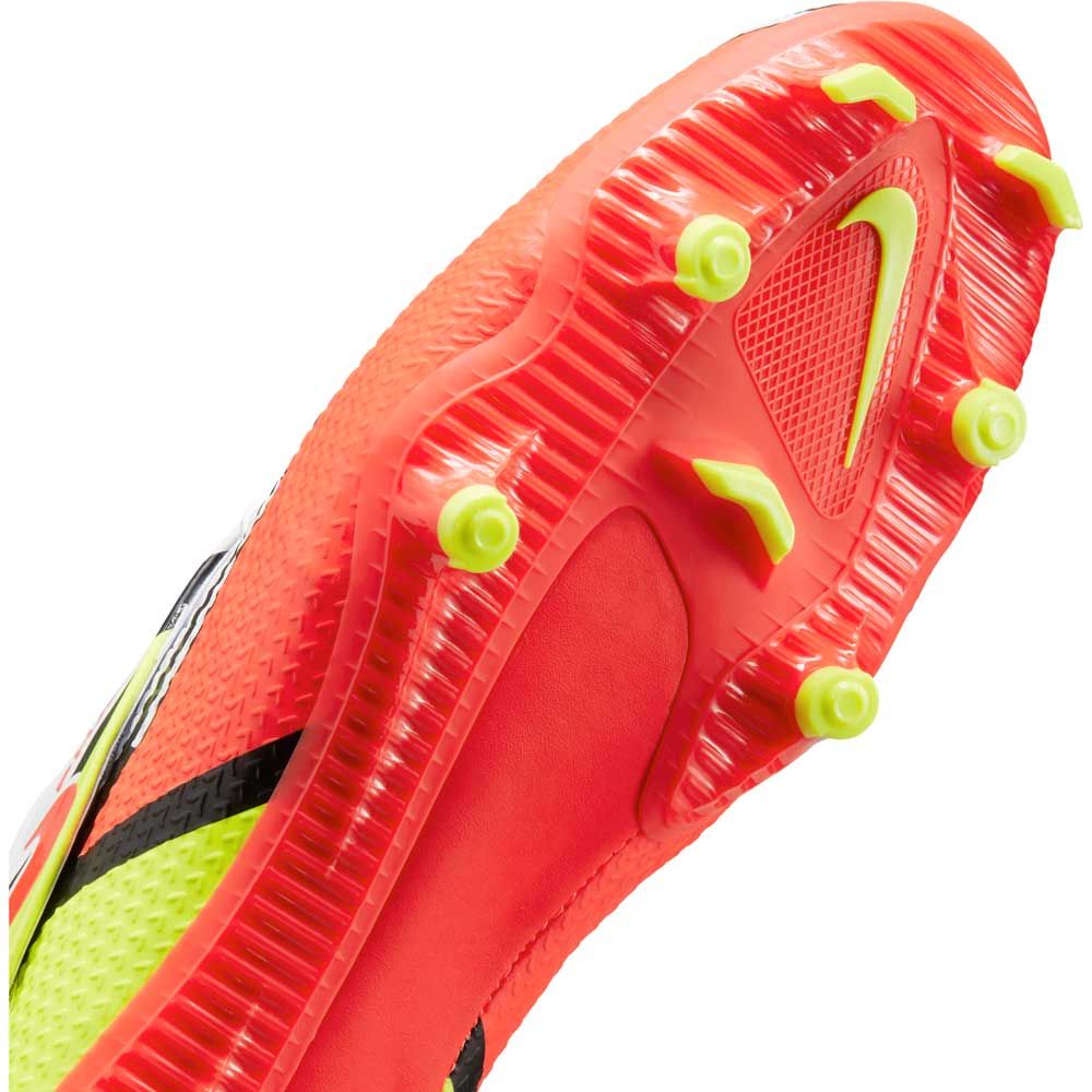 Nike Phantom GT2 Academy Flyease FG Firm Ground Football Boots White/Volt/Bright Crimson