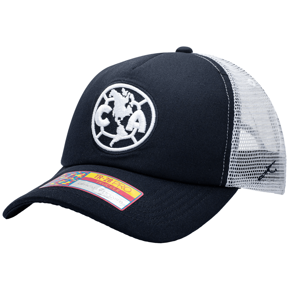 Fan Ink Club America Fog Trucker Hat Black