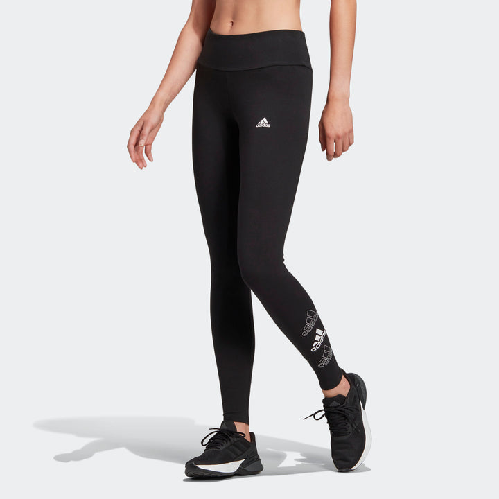 adidas Leggings Essentials Stacked Logo de talle alto para mujer