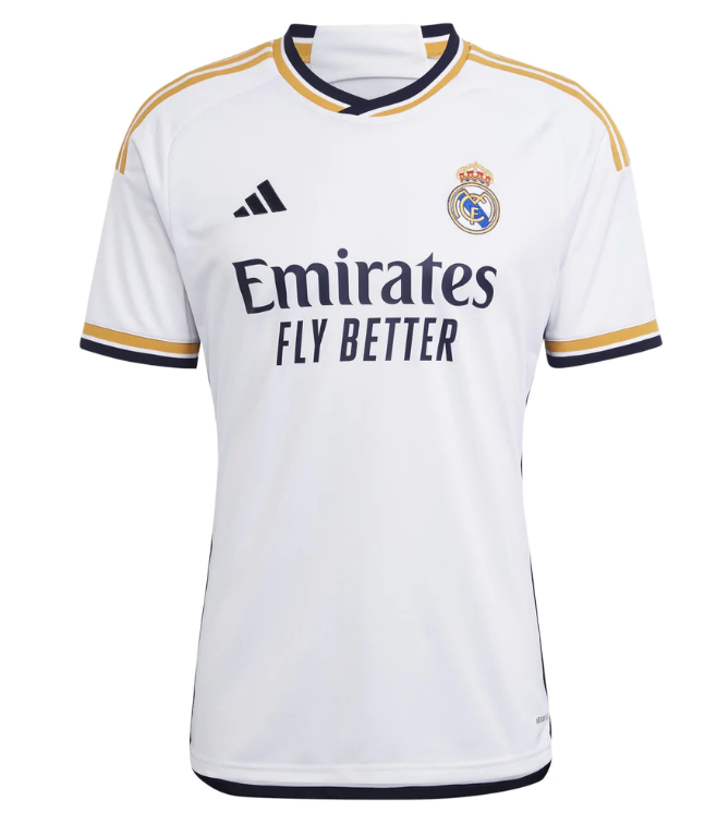 Camiseta adidas juvenil del Real Madrid local 23