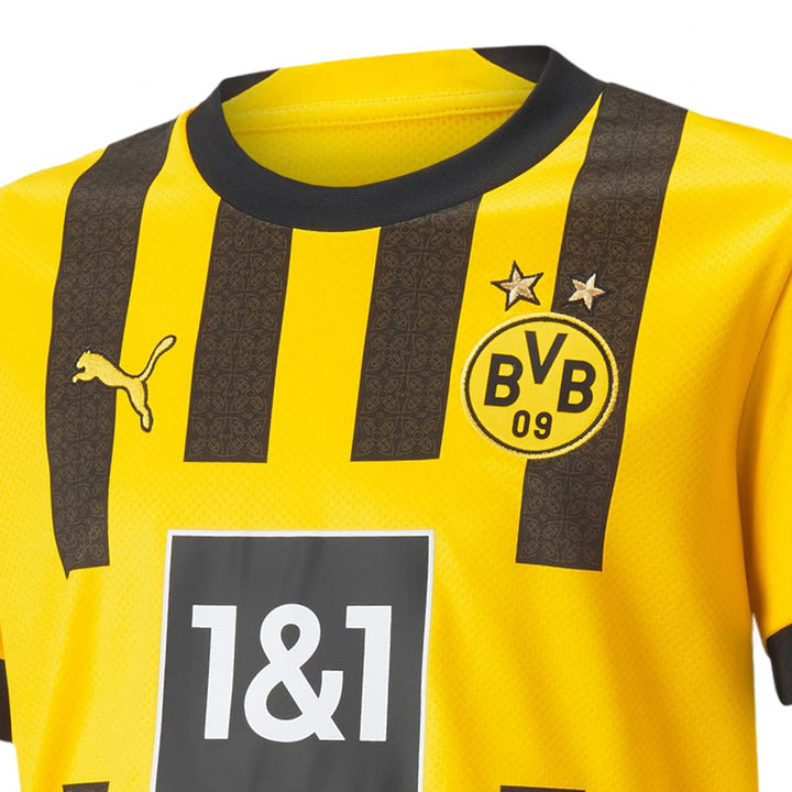 Puma Borussia Dortmund Home Jersey 22 Juvenil Amarillo/Negro