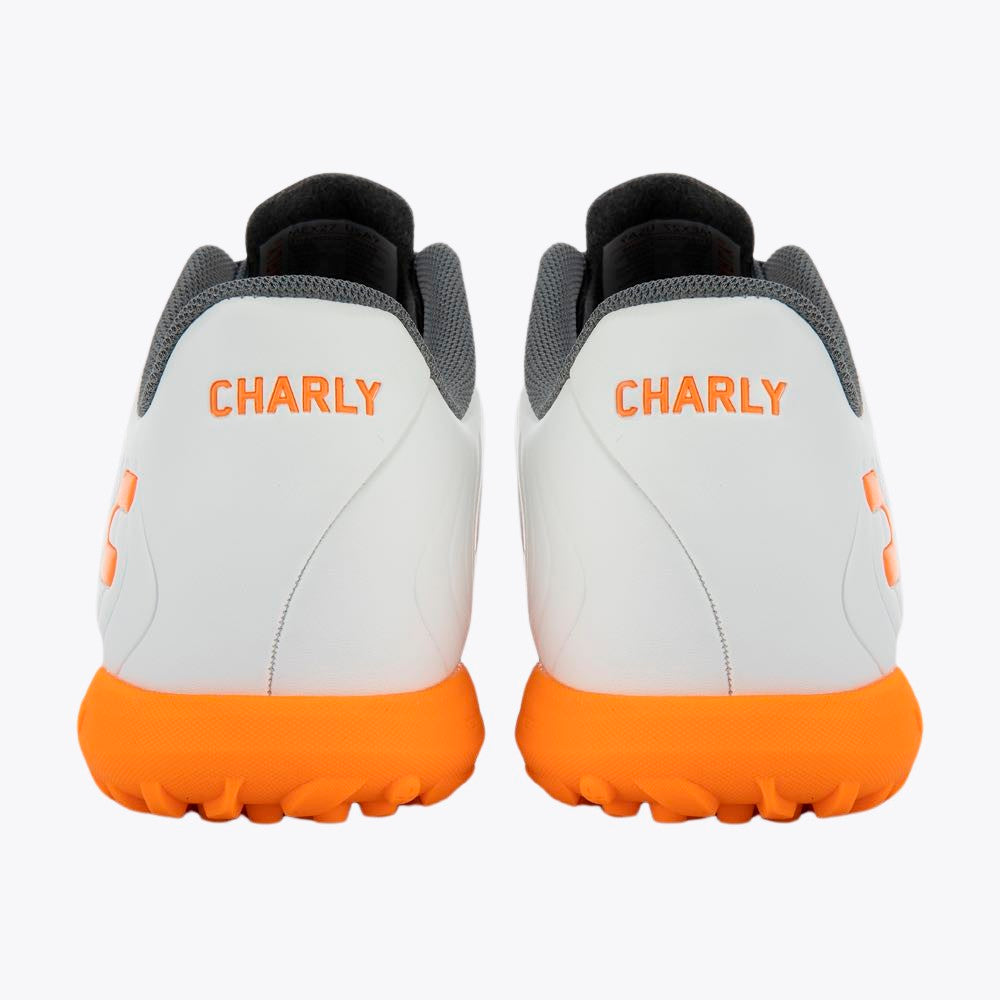 Charly Perseus Select TF Turf Boots White/Orange
