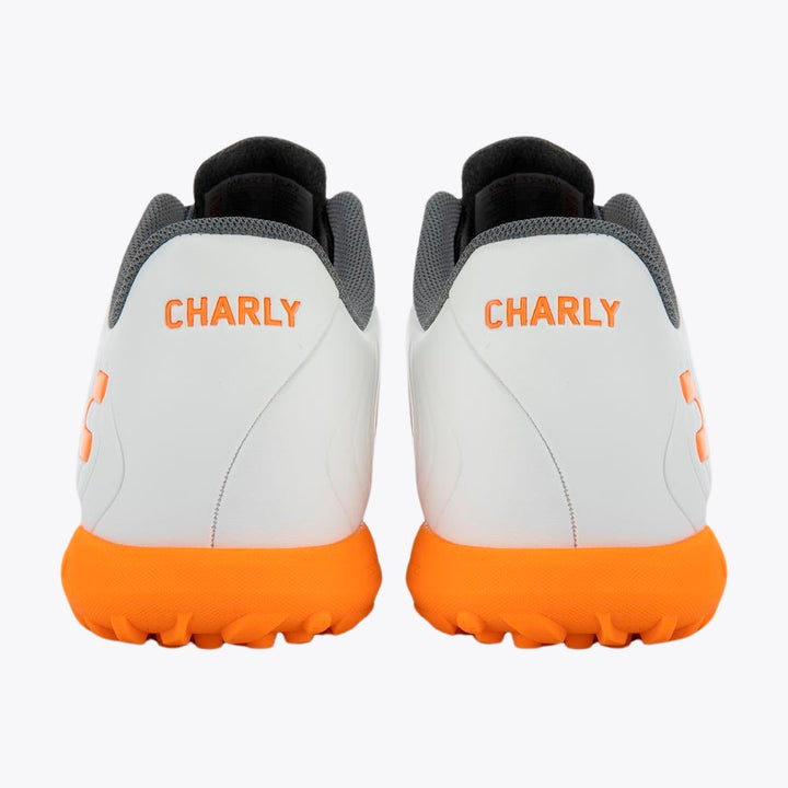 Charly Perseus Select TF Turf Boots White/Orange