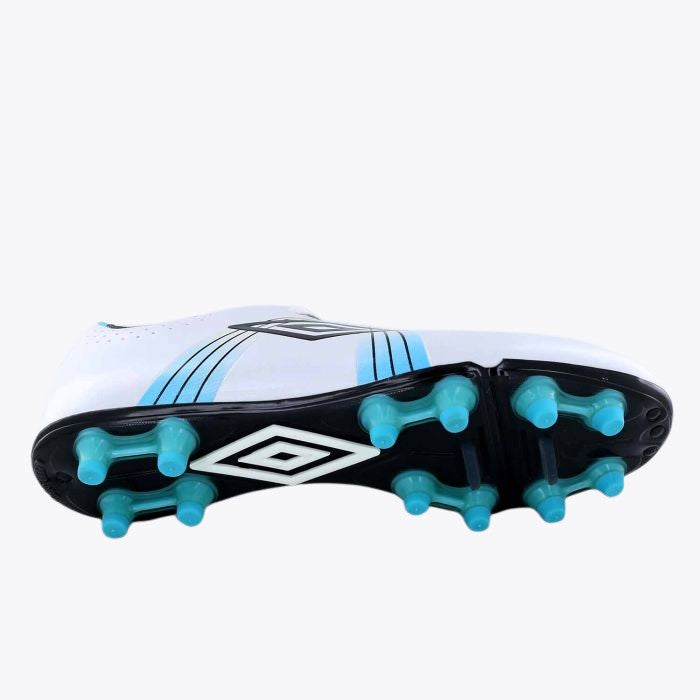 Botas de fútbol para superficies múltiples Umbro GT CUP HG Blanco/Negro/Azul
