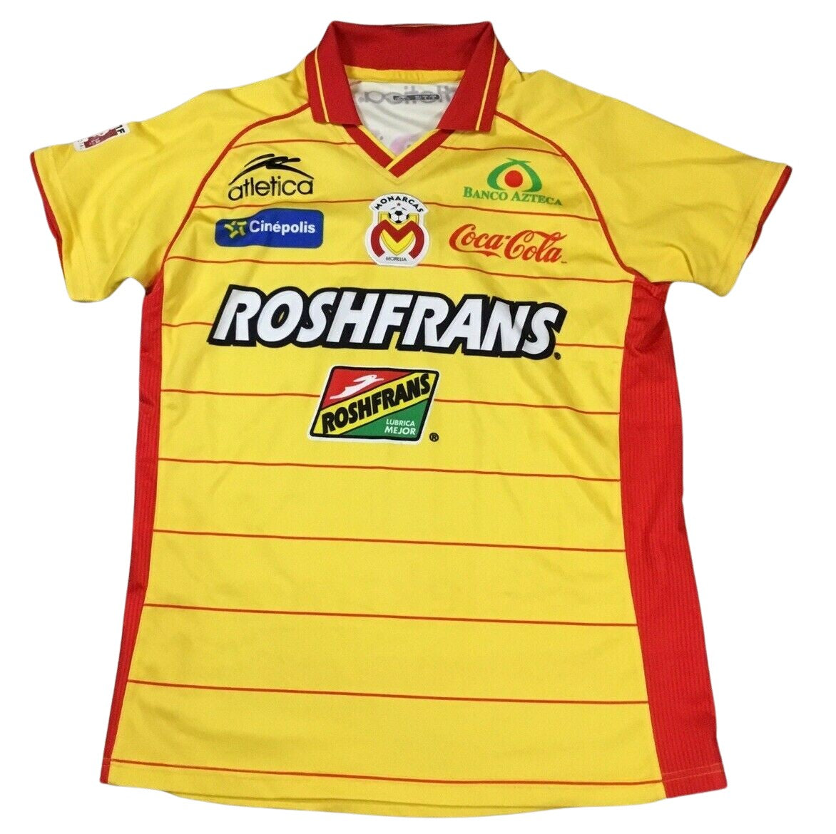 Atletica Morelia Home Jersey 11/12 Yellow/Red – Best Buy Soccer Team's ...