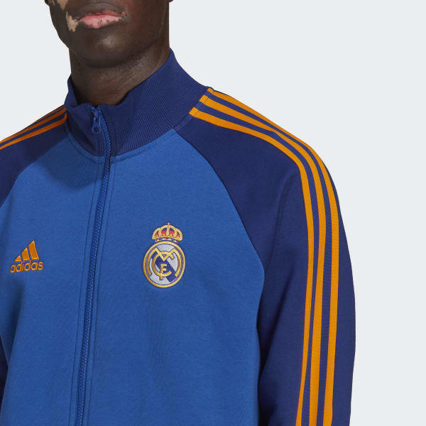 Chaqueta adidas Real Madrid Tiro 21 Anthem Rosa/Azul