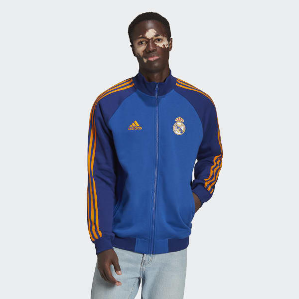 adidas Real Madrid Tiro 21 Anthem Jacket Pink/Blue