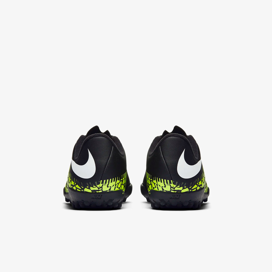 Botas de fútbol Nike Jr HyperVenom Phelon II TF para niños Negro/Blanco/Volt