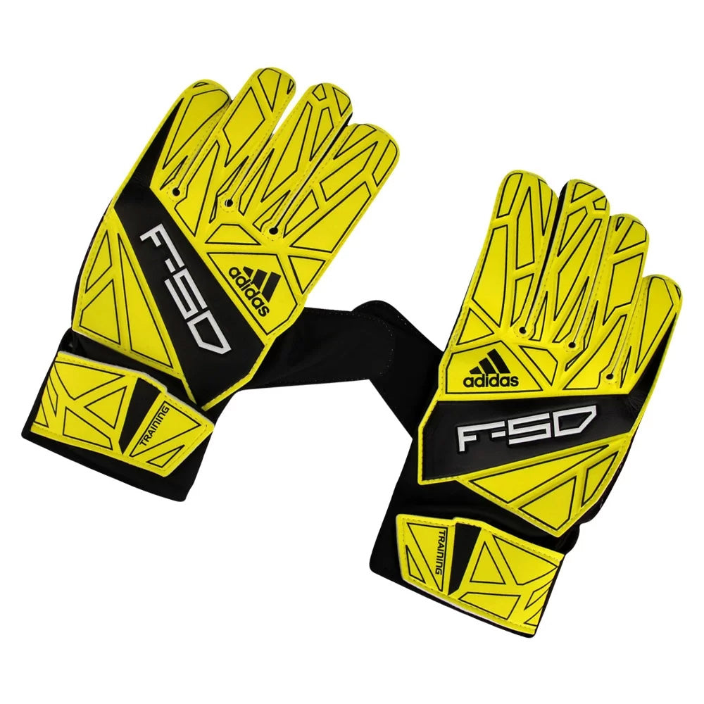 Guantes de portero de entrenamiento adidas F50 negro/lima