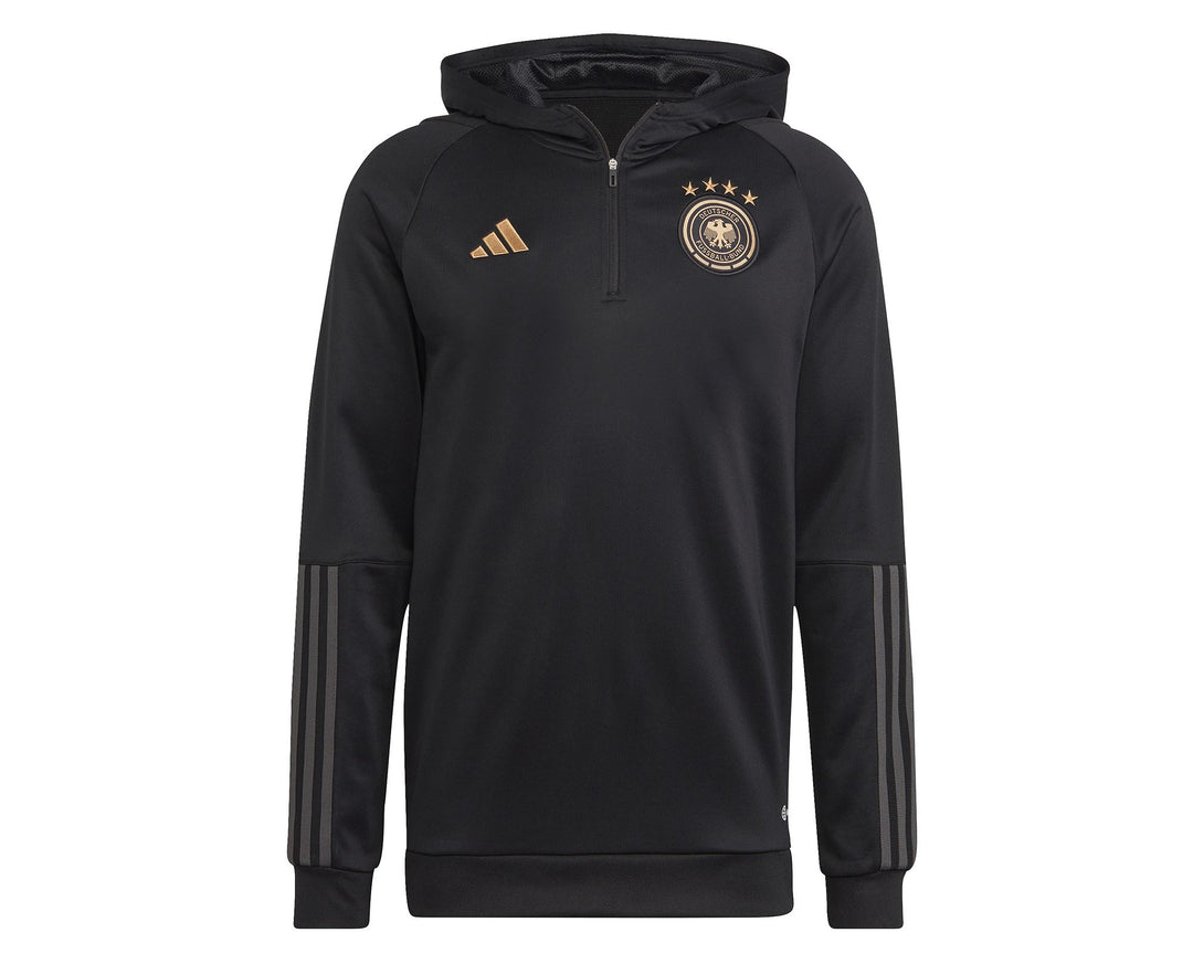 Sudadera con capucha adidas Alemania para hombre, color negro