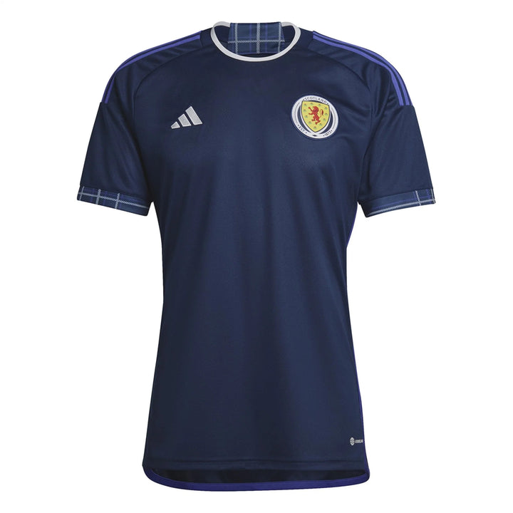 adidas Camiseta de local de Escocia para hombre 22, color azul marino