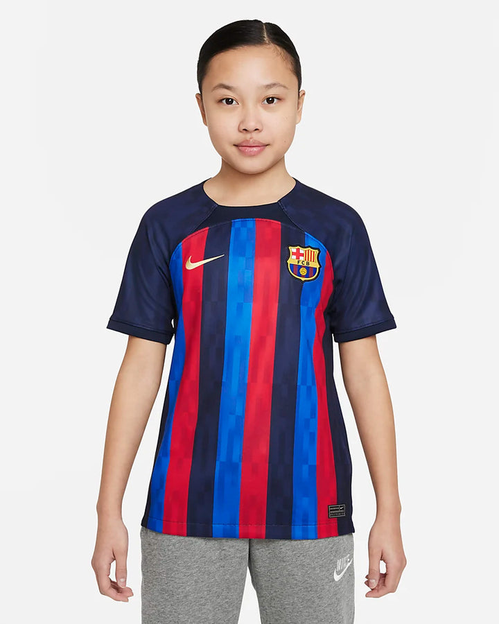 Nike Kids Barcerlona FC Home Jersey 22/23