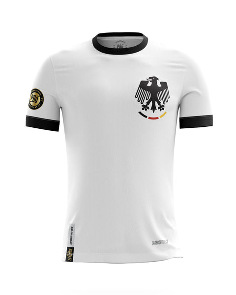 Camiseta Retro Alemania WC1974 Blanco